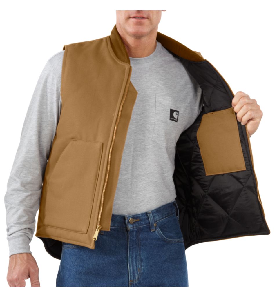 Carhartt Duck Vest/Arctic-Quilt Lined